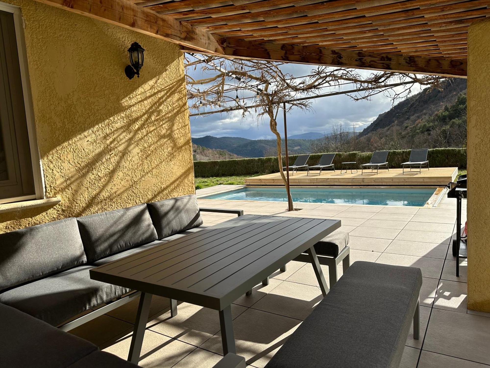 Estive Des Angelettes Piscine Chauffee Sauna Saint-Ferreol-Trente-Pas Ngoại thất bức ảnh