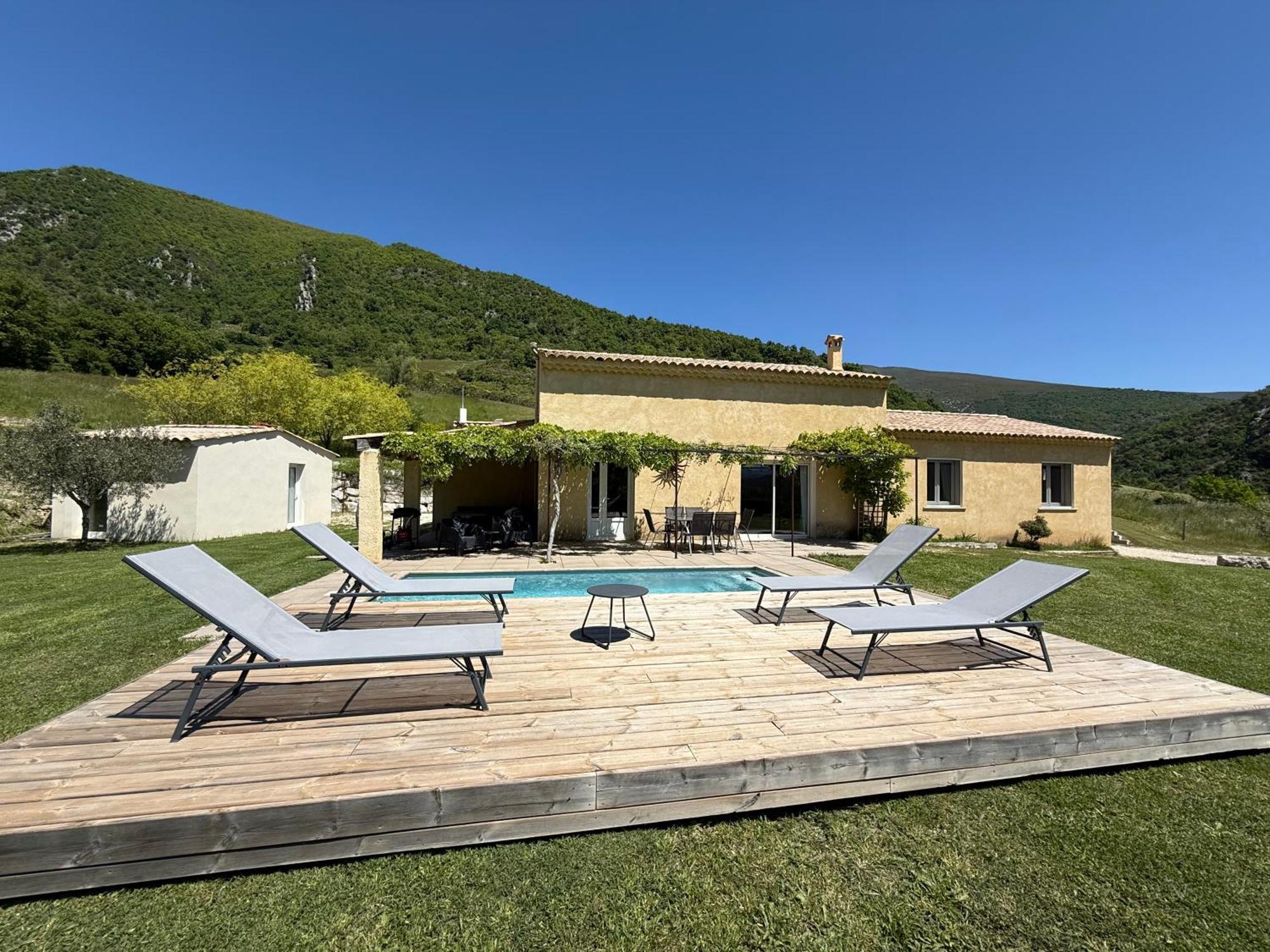 Estive Des Angelettes Piscine Chauffee Sauna Saint-Ferreol-Trente-Pas Ngoại thất bức ảnh